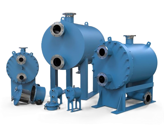 Plate and shell heat exchangers