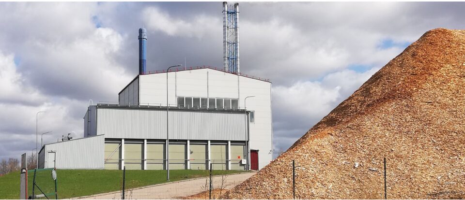 Municipal biomass boiler house 7.5 MW