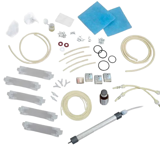 Spare part kits for laboratory equipment and analyzers
