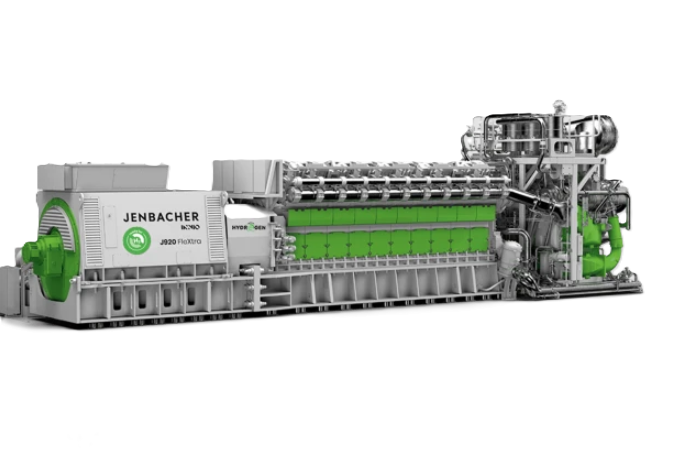 Jenbacher Type 9 gas engines: power output 10606 kWe