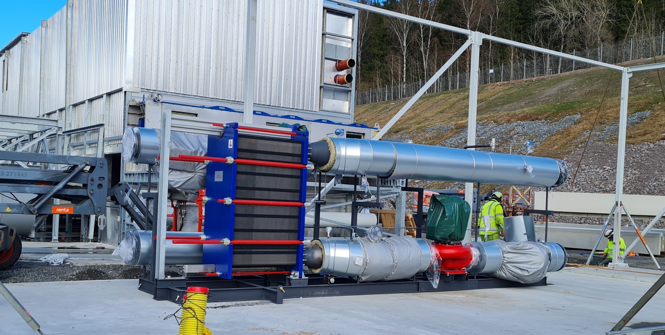 12 MW heat exchanger unit