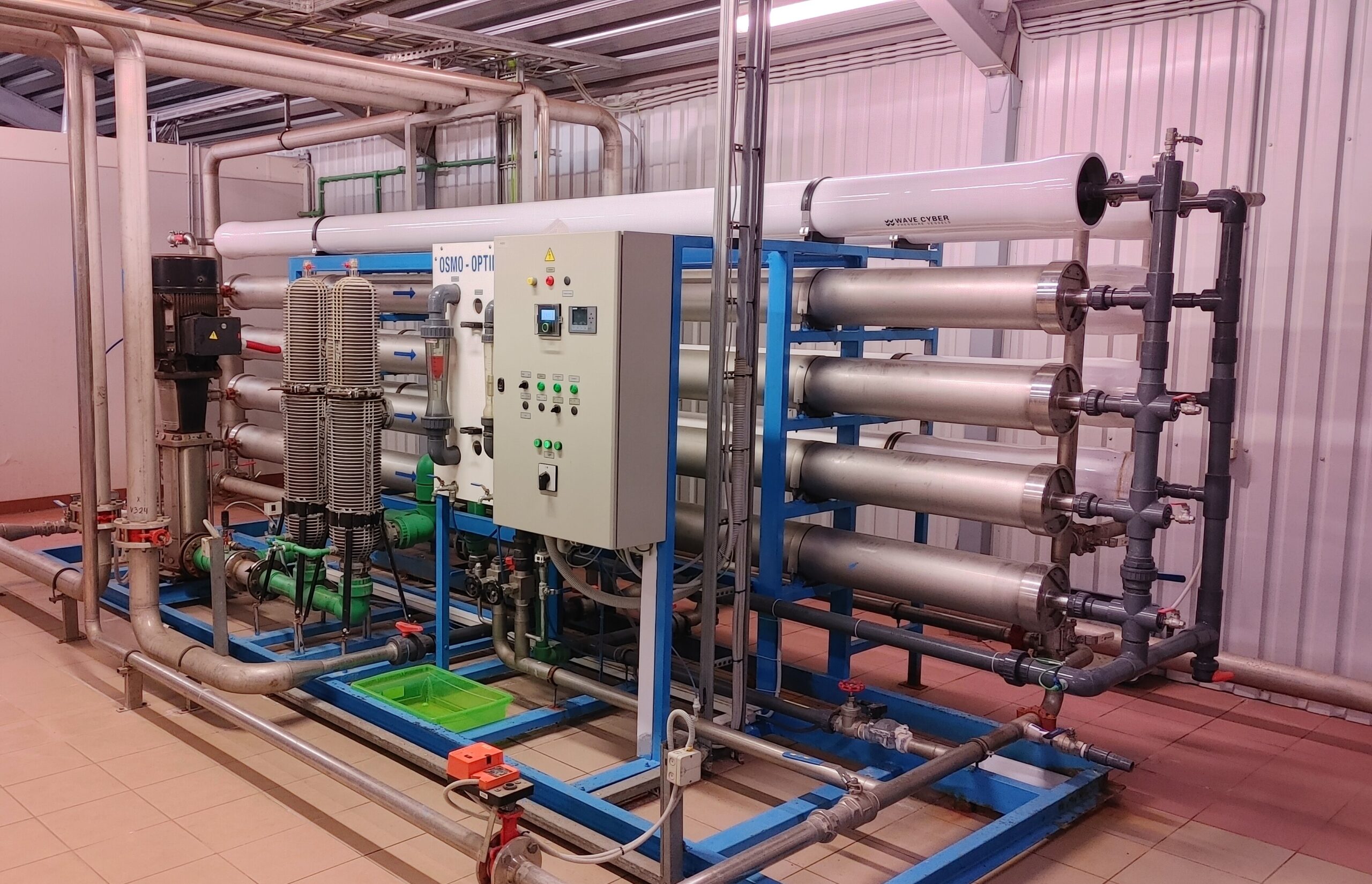 Increasing the capacity of RO units at a water treatment plant