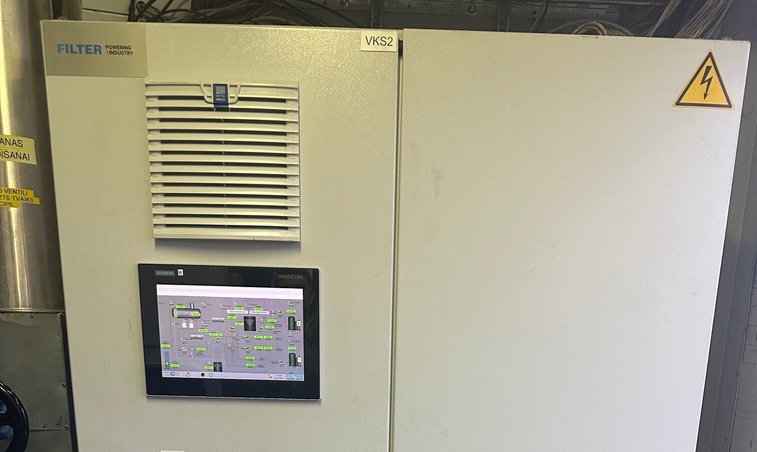 Automation system reconstruction for a food industry boiler house and water treatment station